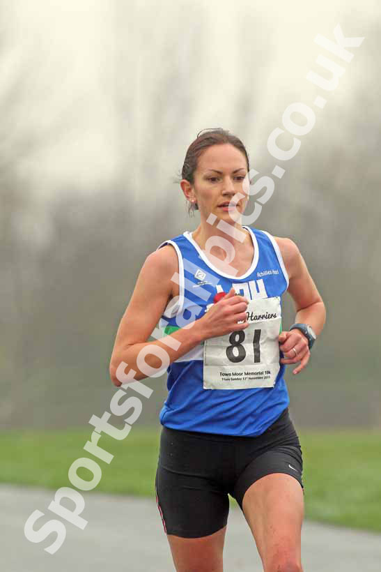Senior womens winner 81, Heaton Harriers Memorial Road Race.